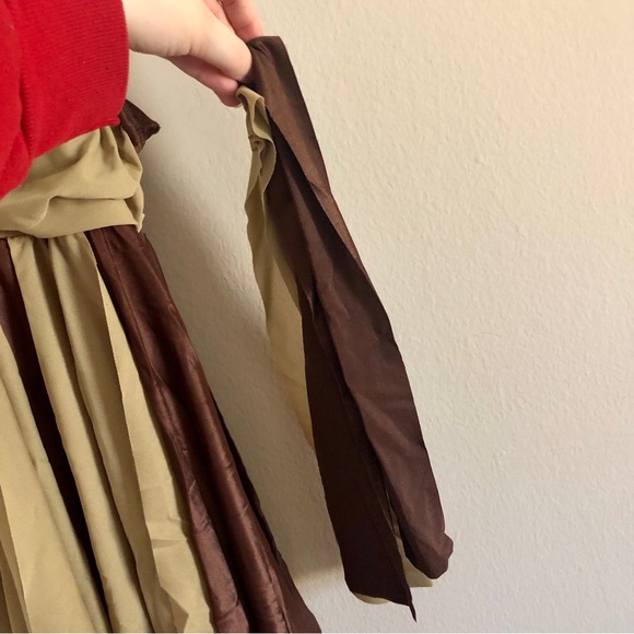 NWT Vintage Curtain Call “I Will Remember You” Brown and Tan Dance Costume Dress - Picture 3 of 10